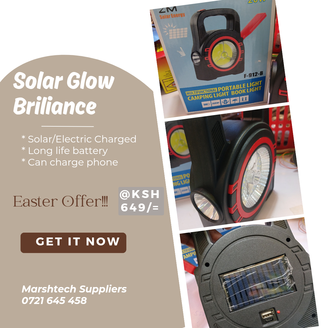 Solar Glow Brilliance Portable Light