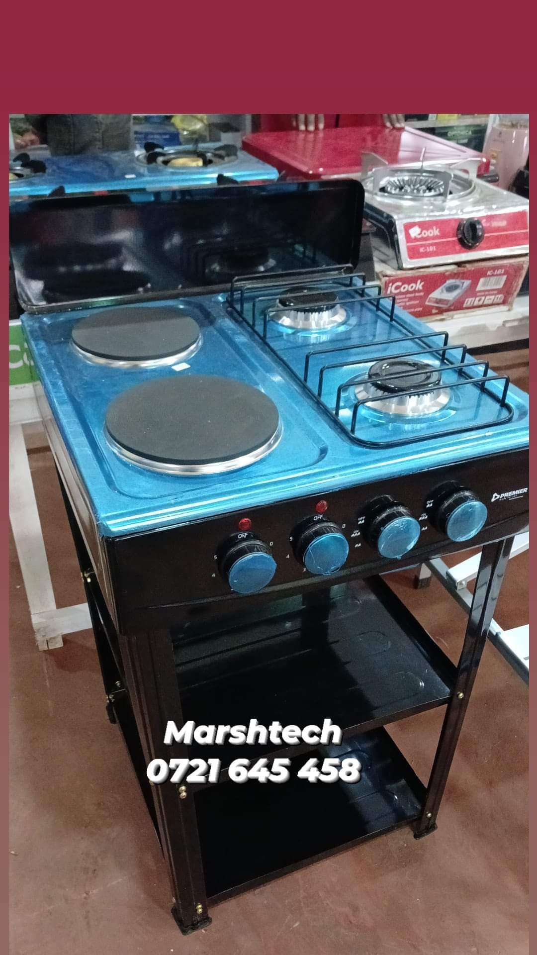 Blue Gas Cooker