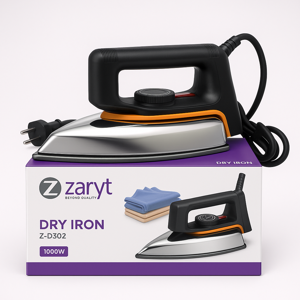 Metal Dry Iron – Heavy-Duty, Energy-Efficient Iron