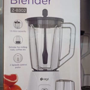 Blender-Powerful 400 Watts 1.5 Litres 2 Speed with Grinder