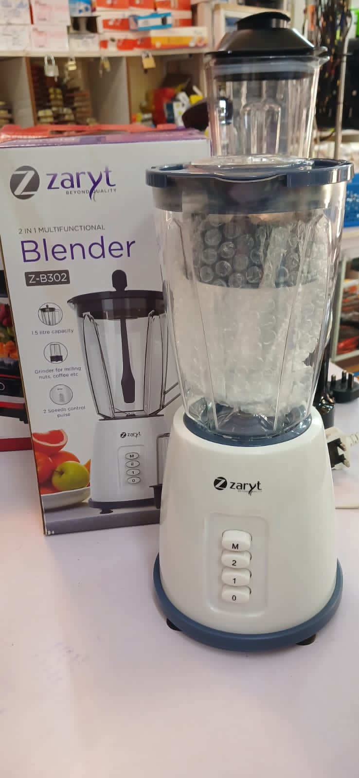 Blender-Powerful 400 Watts 1.5 Litres 2 Speed with Grinder