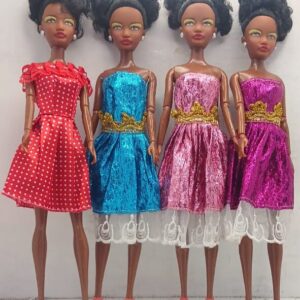 Elegant African Doll 30cm