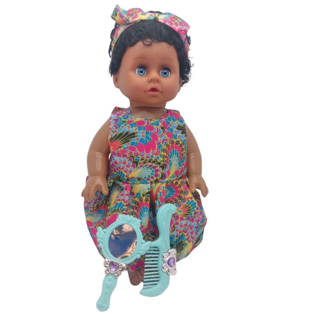 Small African Doll 30cm – Culturally-Inspired, Beautiful & Perfect for Play