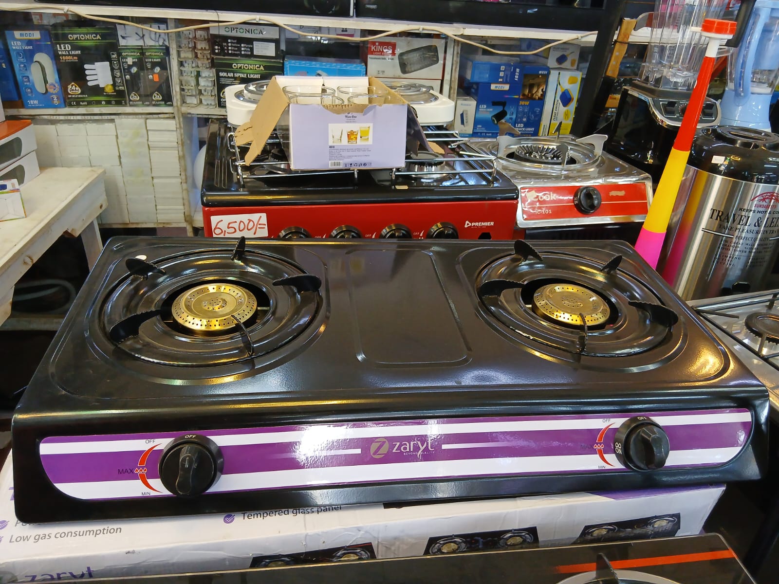 Metal Two Burner Gas Stove – Durable & Efficient Cooking Solution